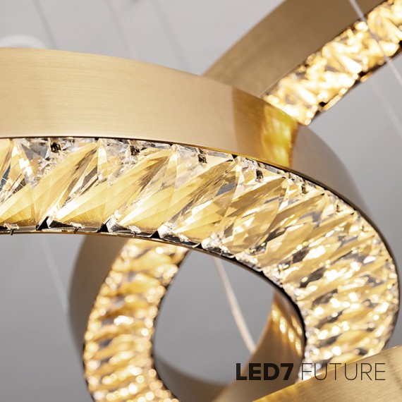 Loft Industry Modern - Rings Chandelier